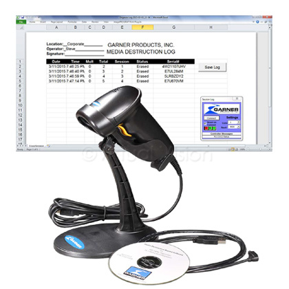 Garner SCAN-1Xe  Media Destruction paquet de rapport