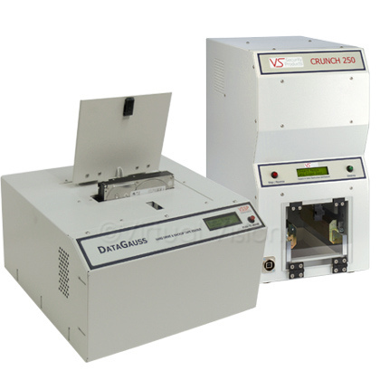 VS Security Products DataGauss LG MAX degausser + Crunch 250 harde schijf vernietiger